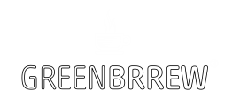 GreenBrrew - logo - white